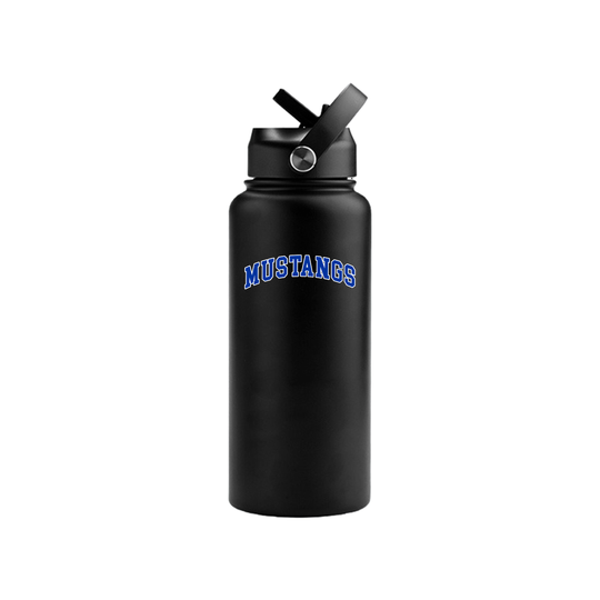 Tumbler with Straw - MUSTANGS