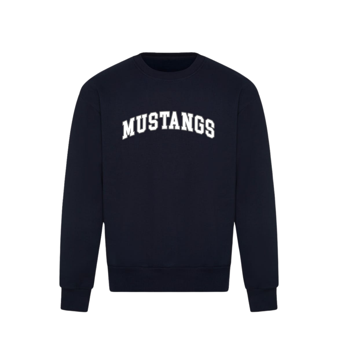 Premium Oversized Sweater - MUSTANGS