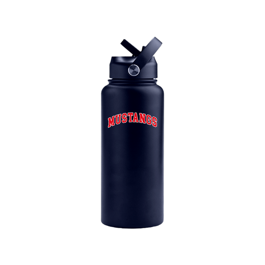 Tumbler with Straw - MUSTANGS